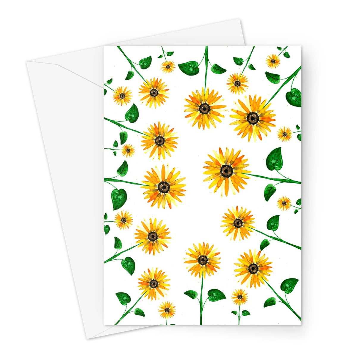 Sunflower Everywhere // Greeting Card