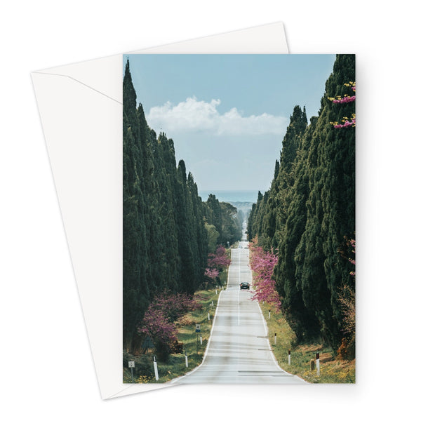Road To Infinity // Greeting Card
